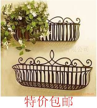 铁艺挂壁花架花篮/铁艺阳台花架/铁艺吊篮室外花架/挂壁花架子|msdalam kategori Aksesori rumah, pasu/bunga/bunga tiruan/perhiasan imitasi, bunga/pasu, bakul bunga - dari Buy2taobao.com untuk memberikan perkhidmatan ejen Taobao profesional membeli
