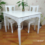 连理树 餐桌椅组合 折叠实木时尚 欧式小餐桌 棋牌桌特价jy3049