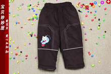 LY冬款4折比豆足球小将棉裤 宝宝外出服12-36M 86148-B