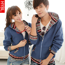 2013 spring models spring Korean couple Slim Men's cardigan sweater hoodie increased influx of men