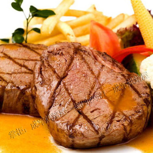  热卖家庭西餐超值菲力嫩肩牛排150g 满8包邮送酱包和黄油