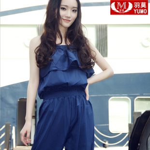  夏款连体裤 清仓特价 夏装连衣裤 韩版雪纺 连身裤长款 连身衣 女