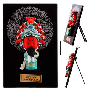 Oriental Arts Sculpture Acial makeup in Beijing Opera Handicraft Foreign Gifts Guan Yuin the Arts and crafts , Folk arts and crafts Features , Facebook category - from Buy2taobao.com to provide professional Taobao agent buy service