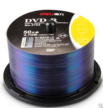 得力新3724 可记录式 4.7G DVD光盘 50片装纯银反射层在类目 办公设备/耗材/相关服务, 磁盘刻录存储类, 刻录盘中 - 来自Buy2taobao.com提供专业的淘宝代购服务