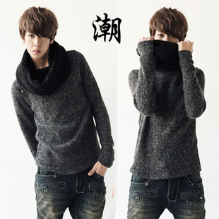 搜索返利 - 2013秋装新款韩版男士高领<em>毛衣男</em>