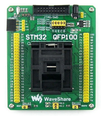 TQFP100 编程座 STM32F103V F105V 32F10