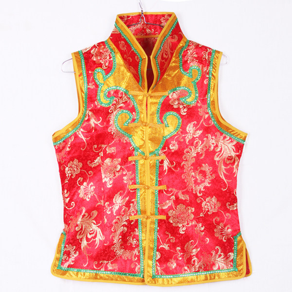 <em>淘宝</em>热卖蒙古族<em>马甲</em> 女 少数民族服饰服装坎肩