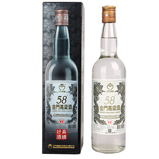  特级台湾金门高粱酒白金龙 58度600ml 进口清香型白酒