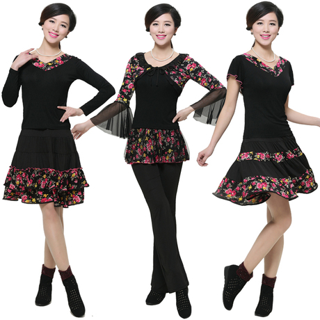 苏尼达2014广场舞服装新款套装 舞蹈服装跳舞