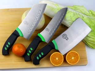 不锈钢刀具 家庭厨房菜刀 切片剁骨锯齿冷冻肉