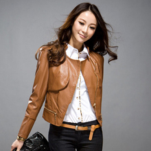 2012新款春装 女短款 皮衣 外套清仓特价 海宁pu皮衣<span class=H>on</span><span class=H>ly</span> <span class=H>on</span>e