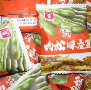  甘源 肉松味蚕豆 团购50包全国包邮0.36元/小包 豆片豆瓣青豆
