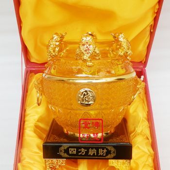 开光精品吉祥四方纳财琉璃摆件 招财进宝蟾蜍金蟾 镇宅纳财旺财运|ruв категории Домашний быт, украшения - от Buy2taobao.com для оказания профессиональной услуги покупки агента Taobao