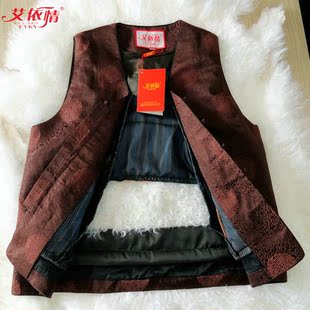  清仓8折包邮3天内滩羊羔皮马甲 中老年男士冬装胎皮背心 稀有珍贵