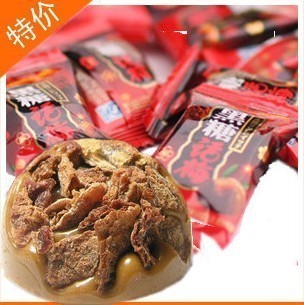  糖果喜糖批发将爱黑糖话梅糖批发500G黑糖棒棒糖特价不包邮