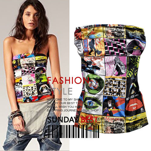 Illustrated++colorful++back+t+shirt 