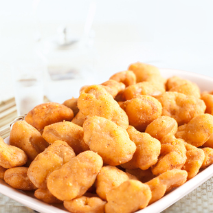  【淘豆】蟹黄蚕豆 蟹黄味蚕豆 蟹香豆片500g 蟹黄豆瓣 3份包邮