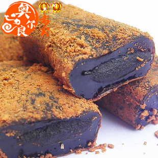  进口特产零食 台湾雪之恋手造麻薯麻糬（黑糖味）纯手工180g