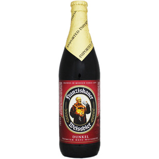  【进口啤酒】德国慕尼黑Franziskaner dunkel教士黑啤酒500ml