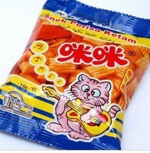  正宗马来西亚咪咪蟹味粒20克 蟹味粒 膨化休闲食品 经典怀旧零食