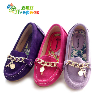  五粒豆FP-1女童单鞋亲子母女鞋韩版儿童单鞋皮鞋25-38码