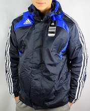 足球连帽保暖棉衣 寒冬御寒薄棉训练前后保暖棉服 特价 运动棉袄