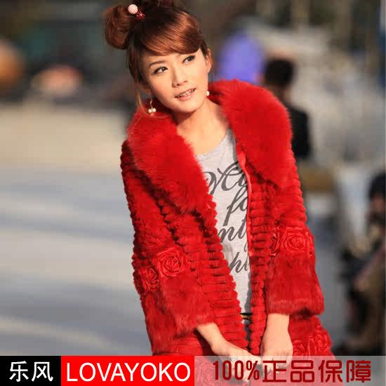 皮草,特!理想状态 狐狸毛领<em>针织</em>马甲<em>开衫</em> 短款