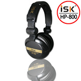 商城ISK HP-800歌手专用监听耳机（佩戴舒适）送耳机包金属转接头