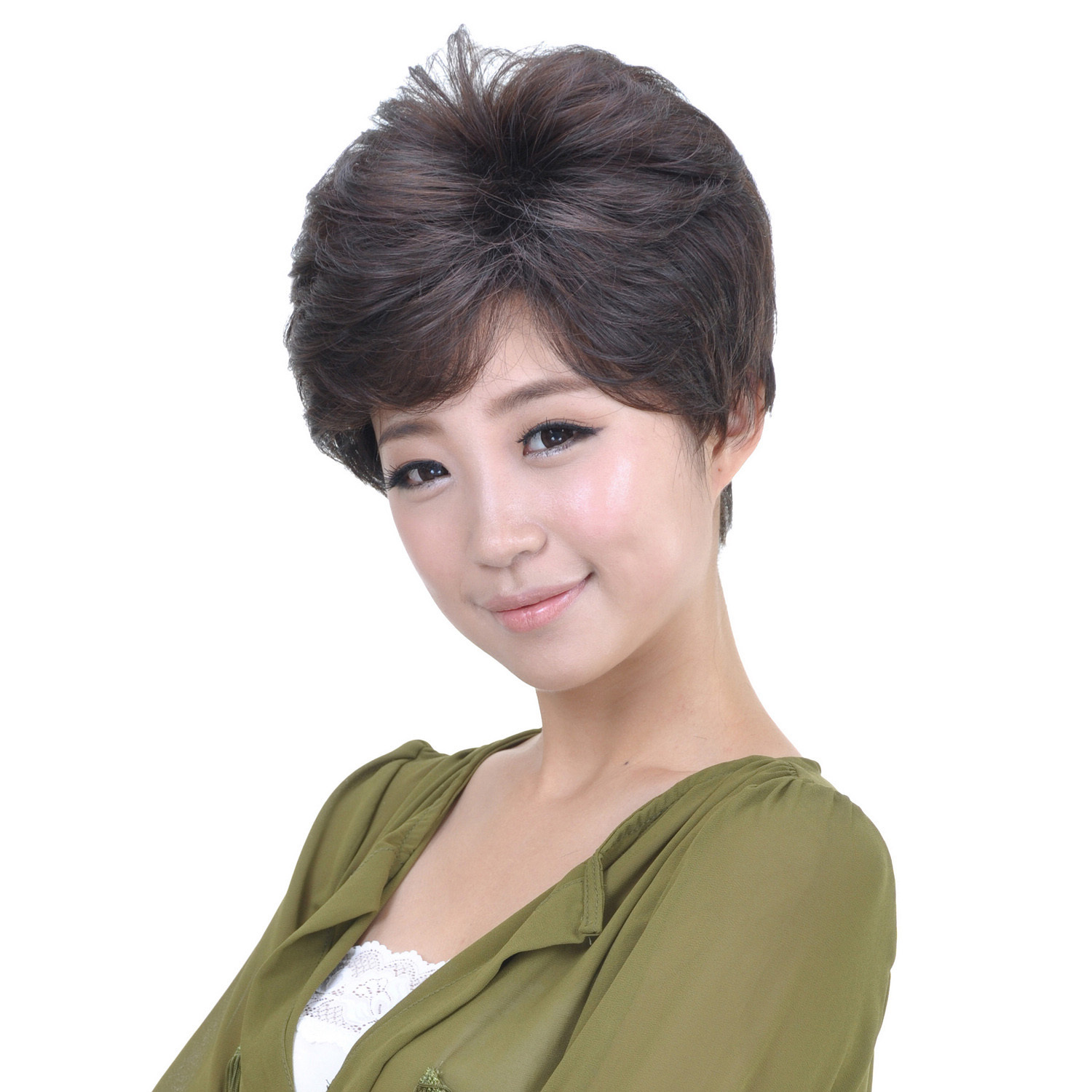 卡妮丝假发 短 中老年 女 假发头套蓬松 气质职场中年女性假发套 卡妮丝假发 短 中老年 女 假发头套蓬松 气质职场中年女性假发套