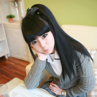 Girl wig Masson compliant direct Masson Masson Pinus massoniana bundled wigs hair ponytail