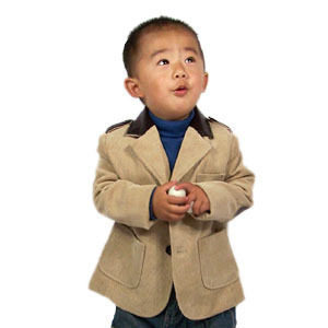 大牌经典 超帅超酷 BOSS休闲儿童西装 帅到无语 儿童西服