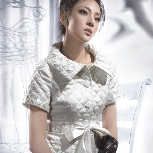 【MZ11】带帽<em>长款</em>夹棉小花全棉内衬<em>棉背心</em>(只