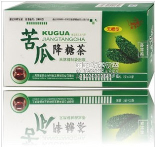  苦瓜降糖茶天然降血糖无糖食品 远离糖尿病降糖药 保肝降糖