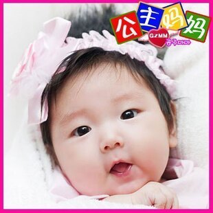  公主妈妈金冠特价婴儿宝宝蕾丝发带儿童发饰头饰女童发箍发网2196