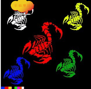 摩托车汽车反光贴纸踏板车拉花摩托车改装贴个