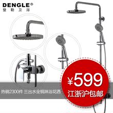 登勒卫浴 全铜正品花洒 淋浴花洒套装 淋浴器 特价龙头DL-L21301