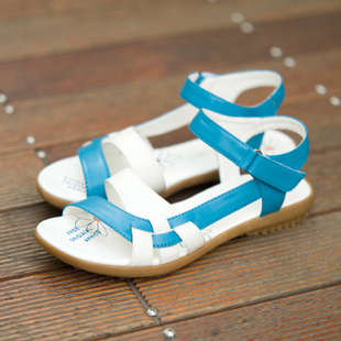 凉鞋牛筋底防滑舒适...