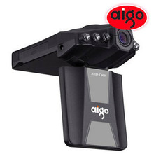 爱国者 行车记录仪 AHD-C100 480P 高清 红外夜视 广角摄像机