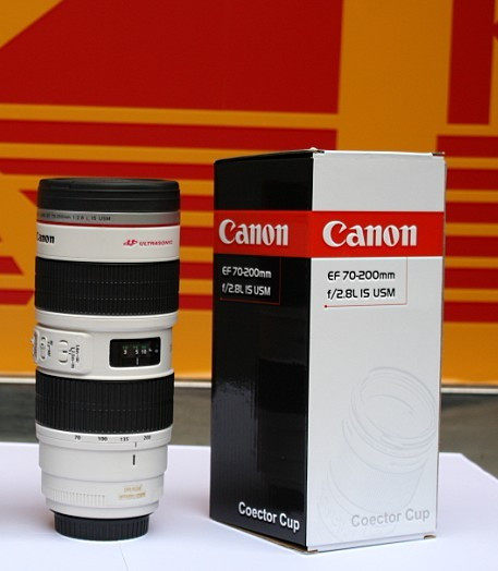 正品实拍 小小白终结版70-200佳能小白镜头杯 七夕节礼物 秒杀价