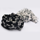 Recommended in the spring of 2012 thin scarf women scarf in the Spring and Autumn Crown Skull Chiffon Ms long section of the fashion scarf