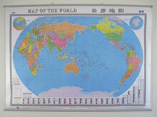 2012世界地图&mdash;&mdash;世界地图挂图（中英文）1.5X1.1米（腹膜防水）