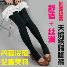 <span class=H>2010</span><span class=H>秋</span>冬<span class=H>新</span>款 <span class=H>韩</span>版女装<span class=H>外套</span> GG119#天鹅绒踩脚打底裤
