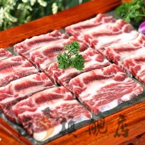  特价冷冻西餐美食 铁板煎锅牛仔骨 150克 进口牛排 赠牛排酱