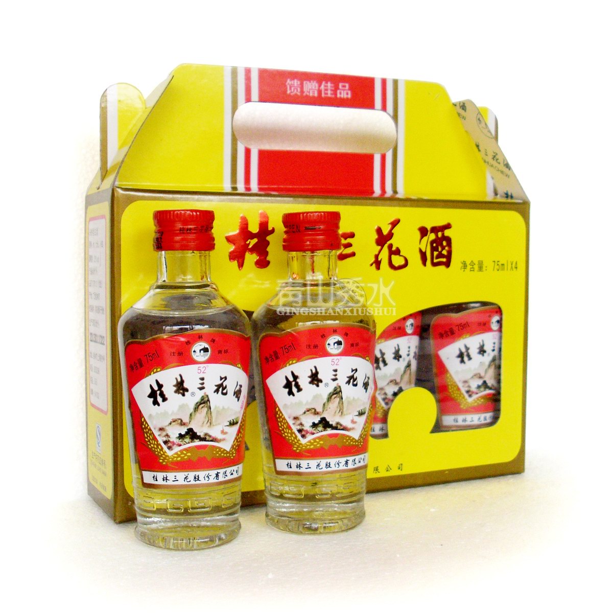52度75mlX4桂林牌【桂林三花酒】四组合米香小酒版旅游送礼佳品在类目 酒类, 国产白酒中 - 来自Buy2taobao.com提供专业的淘宝代购服务