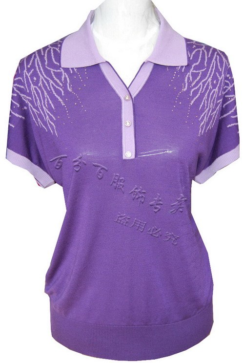 女装\/女士精品中老年短袖T恤专柜发财羊 中老