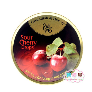  糖糖屋零食 德国进口糖果嘉云糖欧洲酸樱桃味车厘子味200(250)g
