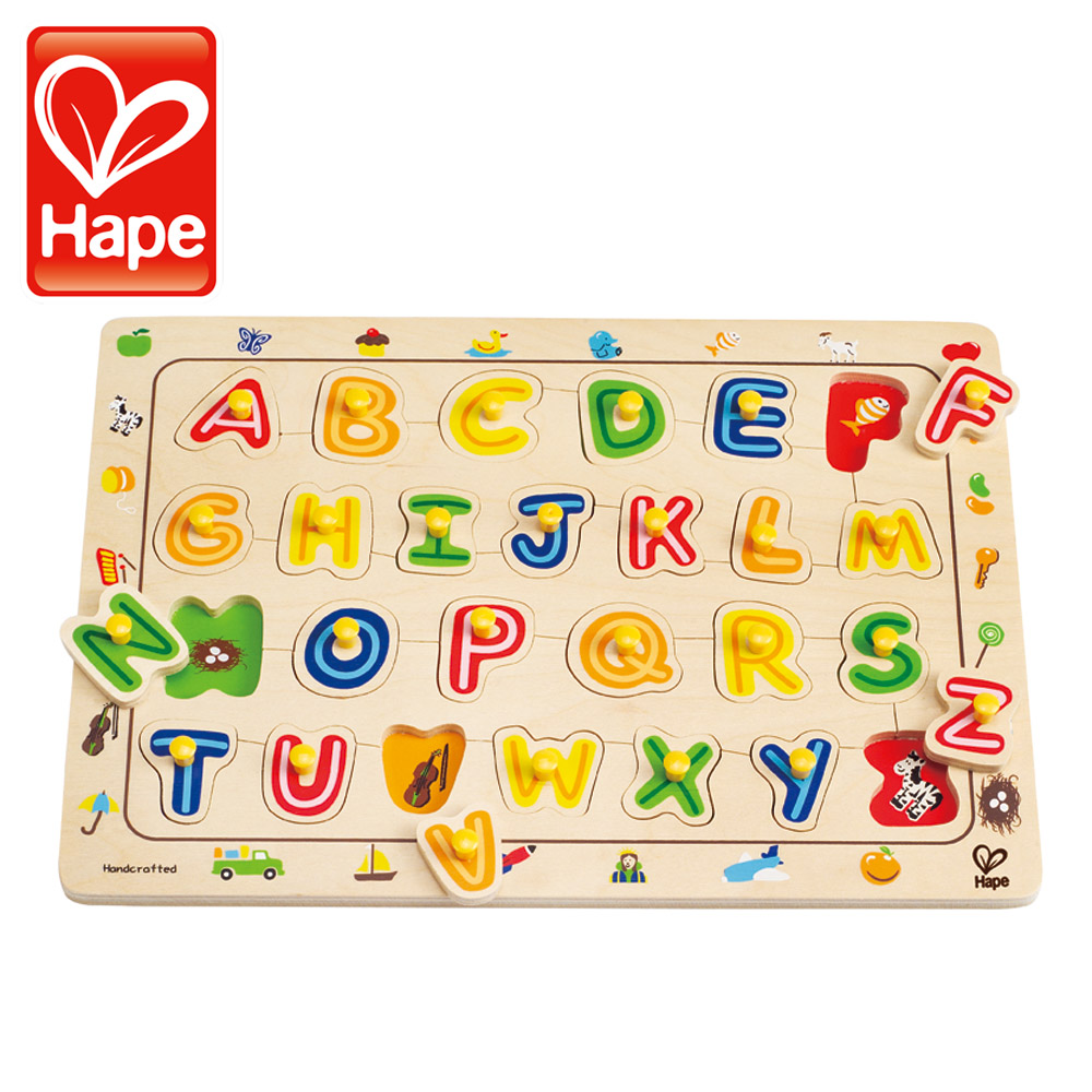 hape字母手抓拼图 宝宝感官训练益智玩具在类目 玩具/童车/益智/积木/模型, 串珠/拼图/配对/拆装/敲打玩具, 拼图/拼板中 - 来自Buy2taobao.com提供专业的淘宝代购服务