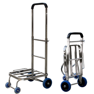 载重王 不锈钢爬楼折叠行李车便携式拉杆车购