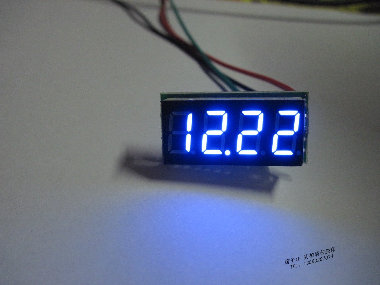 Automotive voltmeter LED Digital voltmeter led Voltmeter Bright bluein the Car/Articles/Fitting/Refit , Auto Parts and Accessories , Auto Meter category - from Buy2taobao.com to provide professional Taobao agent buy service