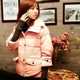 原价439元 as安都2011冬新款女装 假两件七分袖羽绒服*9052226b